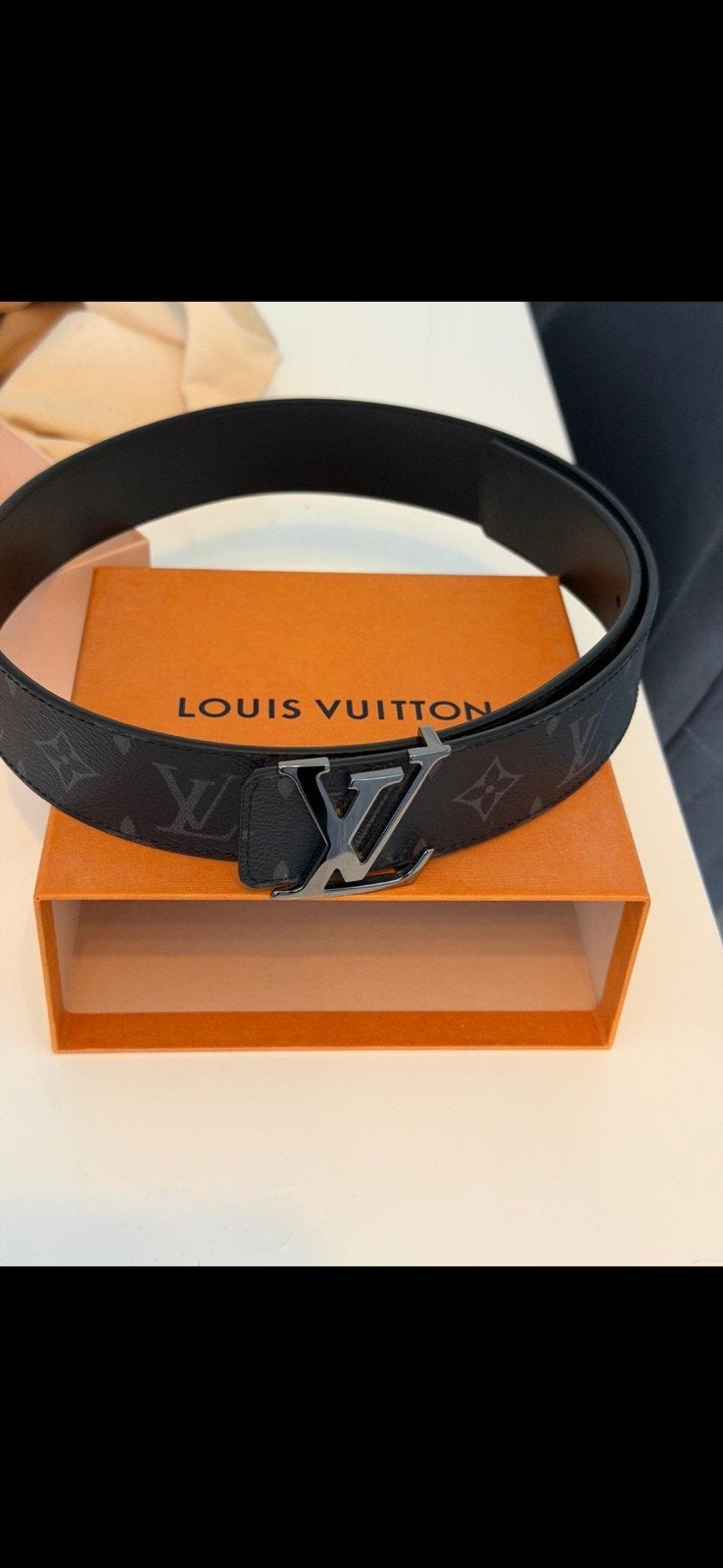 Louis Vuitton Riem - Zo goed als nieuw met bon, Kleding | Heren, Riemen en Ceinturen, Zwart, Ophalen of Verzenden, Zo goed als nieuw