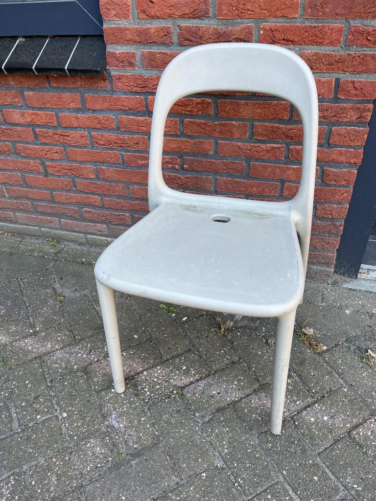 Gratis buitenstoel, Tuin en Terras, Tuinstoelen, Ophalen, Gebruikt, Plastic