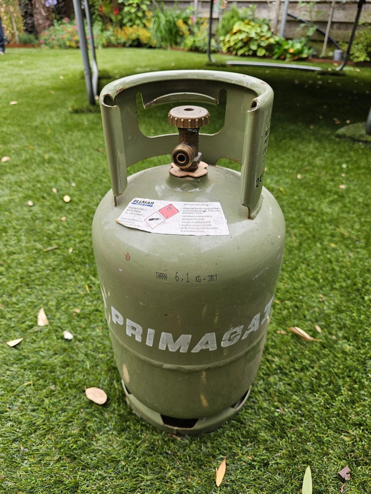 Lege 5kg gasfles, Ophalen of Verzenden