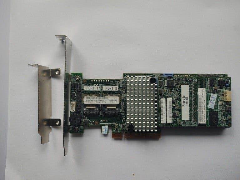 IBM ServeRAID M5110 90Y4449 SAS/SATA RAID +512MB + SAS kabel, Ophalen of Verzenden, Gebruikt, 256 GB, Onbekend