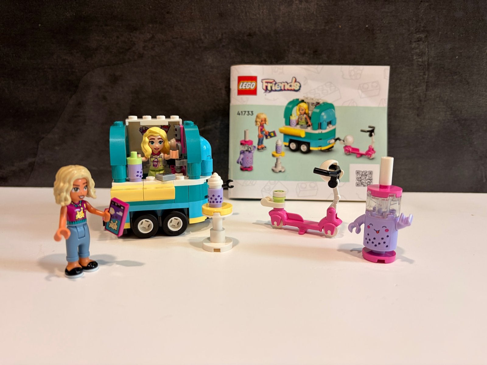 Lego Friends Bubble Tea Kraam (41733) - Compleet, Ophalen of Verzenden, Zo goed als nieuw