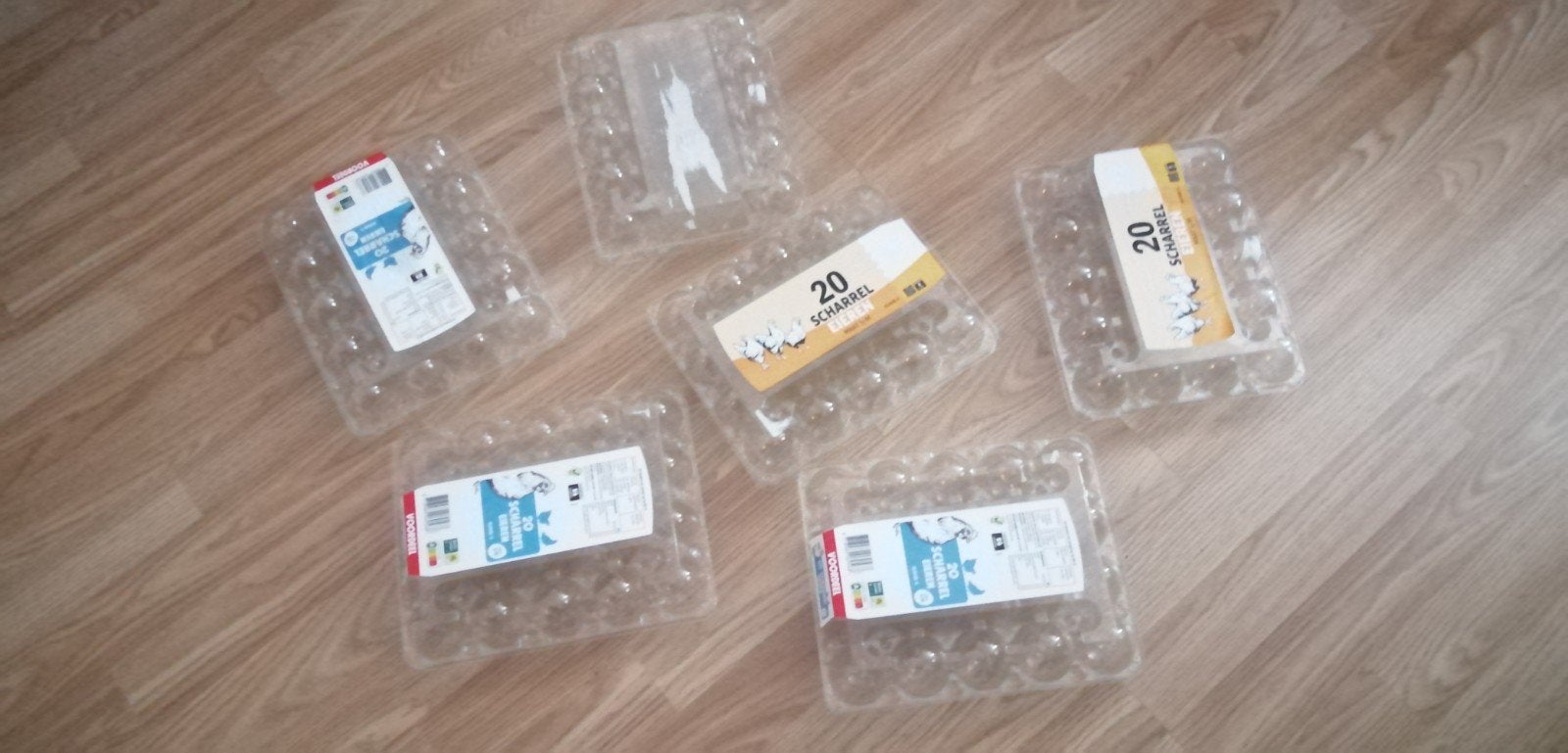 Gratis plastic eierdozen / eiertrays, Ophalen of Verzenden