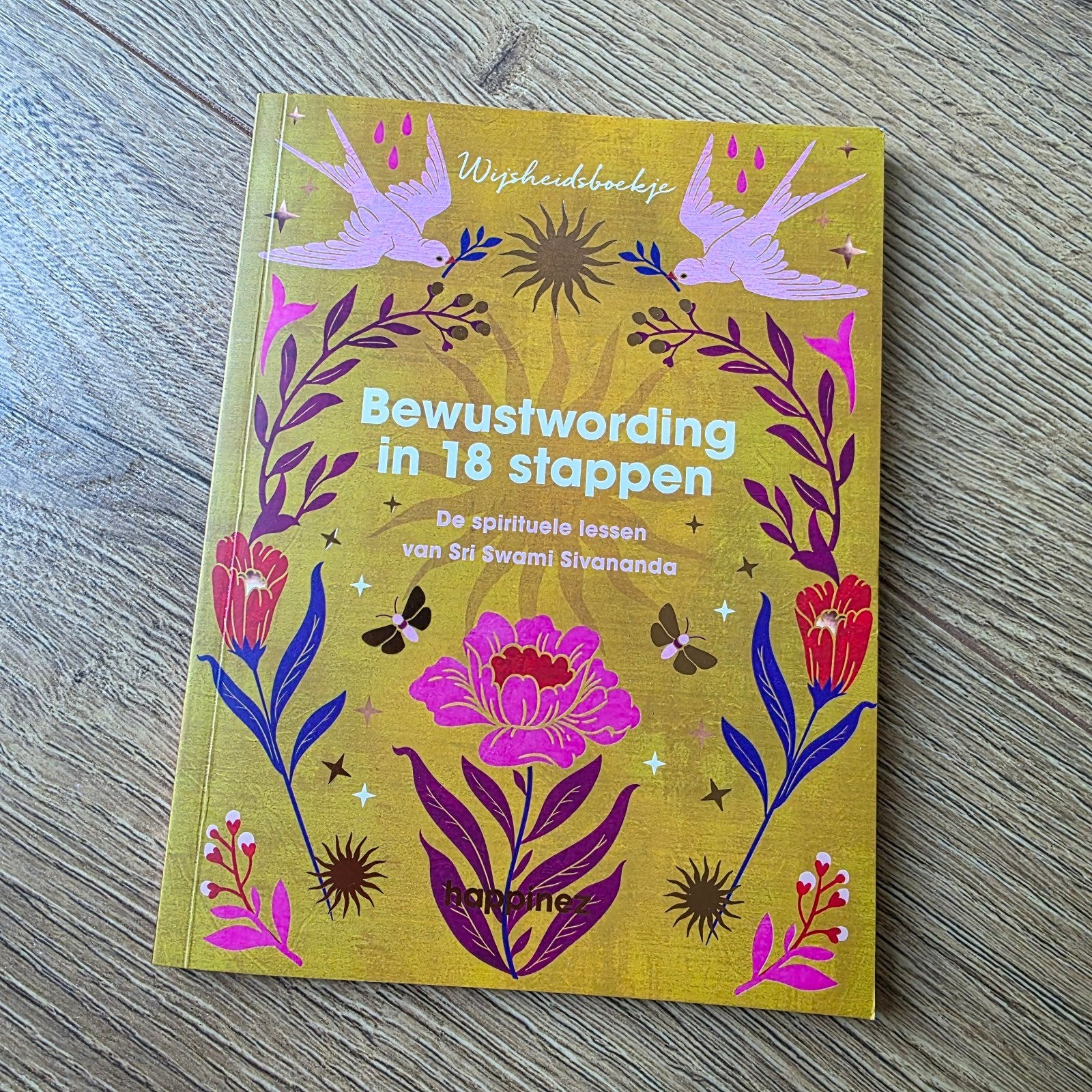 Happinez boekje, Bewustwording in 18 stappen, Boeken, Verzenden, Zo goed als nieuw, Spiritualiteit algemeen, Overige typen