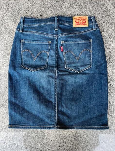 Levis rok, Kleding | Dames, Rokken, Zo goed als nieuw, Maat 36 (S), Boven de knie, Verzenden