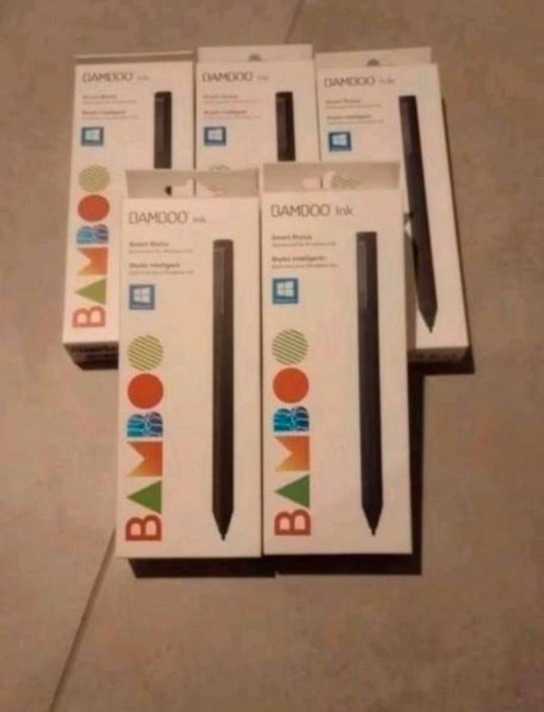 Wacom bamboo ink pen €15 per stuk nieuw in doos

Interesse s, Ophalen of Verzenden, Nieuw