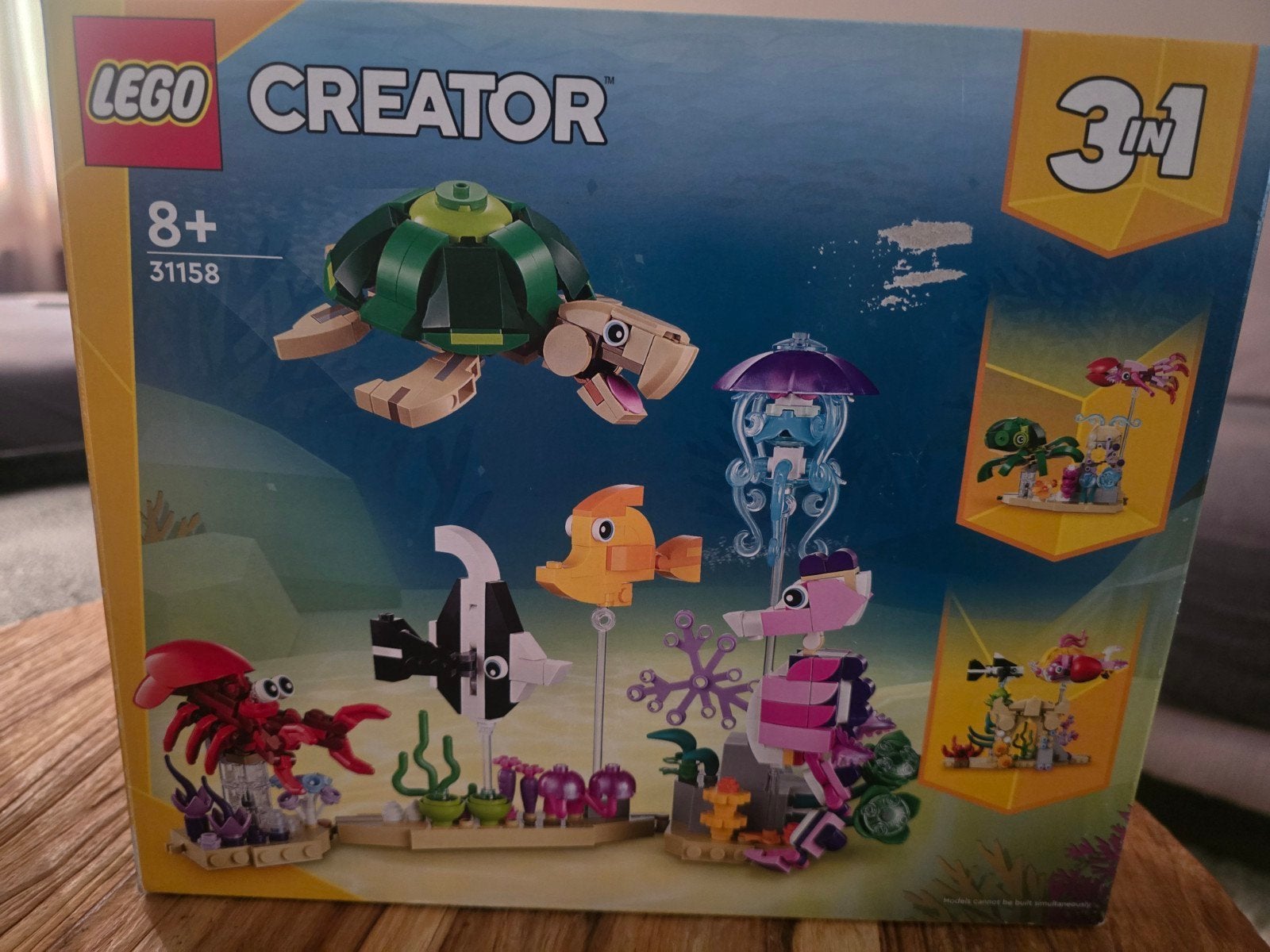 LEGO Creator 31158 Zee Schildpad 3-in-1 set, Compleet, Lego, Ophalen of Verzenden, Zo goed als nieuw