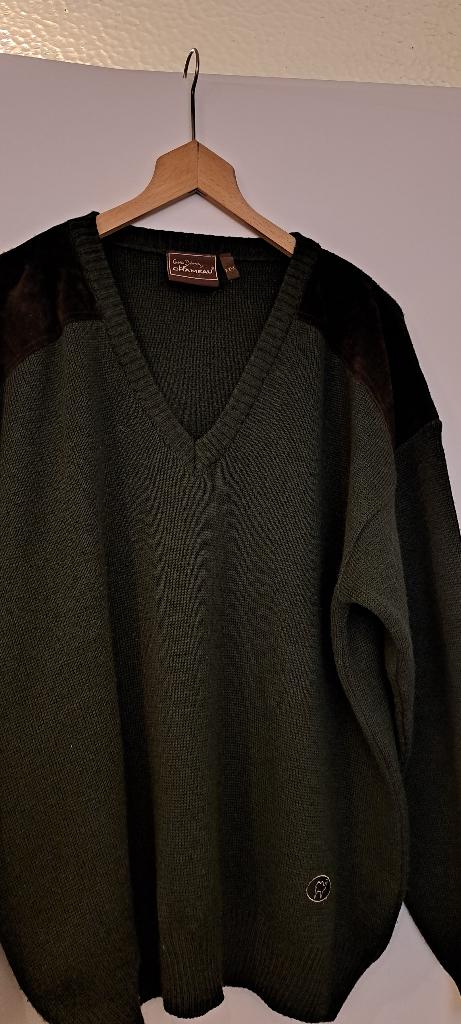 Le chameau herentrui donkergroen maat XXXL, Ophalen, Le Chameau, Trui of Vest, Zo goed als nieuw