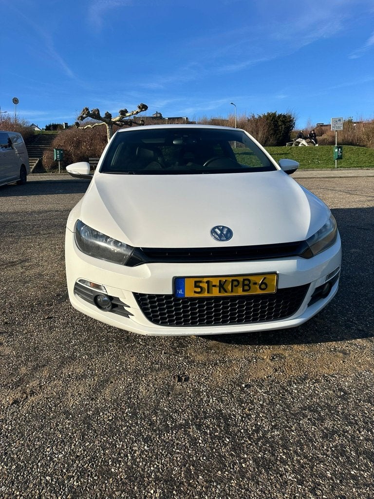 Volkswagen Scirocco 2.0 TSI DSG 2010 Wit, Auto's, Volkswagen, Euro 5, Zwart, 4 cilinders, 4 stoelen