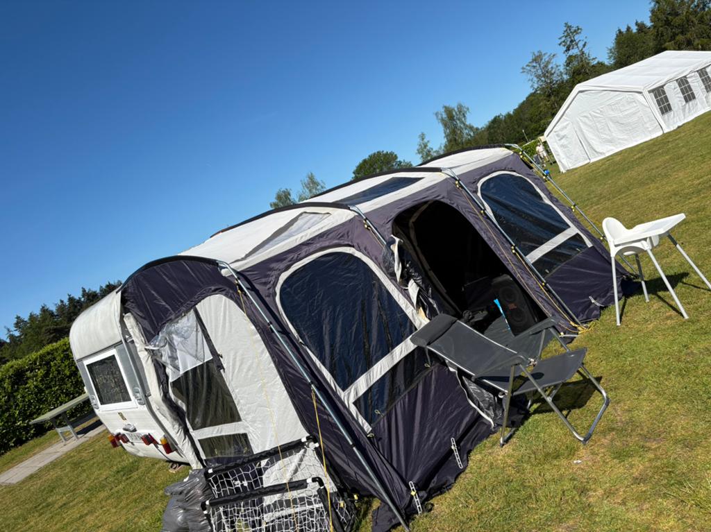 Kip caravan, Caravans en Kamperen, Tenten, tot en met 4, Gebruikt, Ophalen