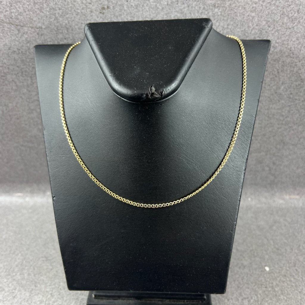 Gouden Ketting | 14k | 5,28g | 47cm | 411925, Sieraden, Tassen en Uiterlijk, Kettingen, Ophalen of Verzenden, Gebruikt, Goud, Goud