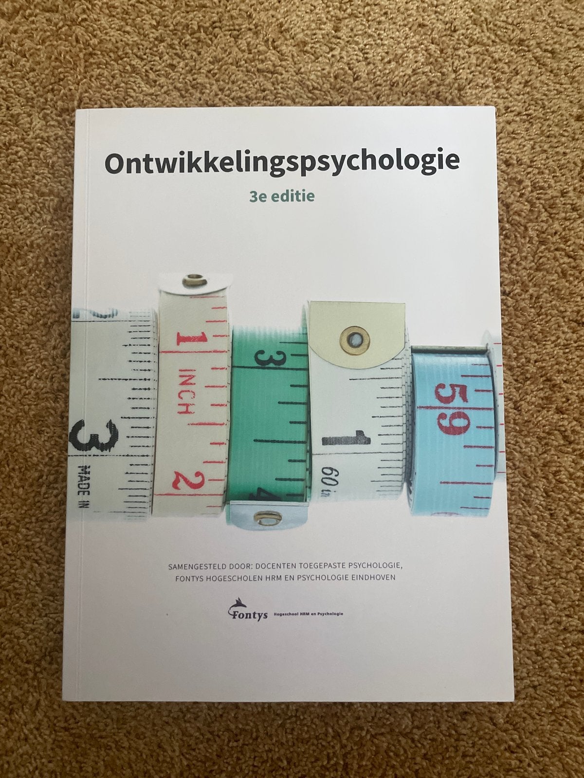 Ontwikkelingspsychologie 3e editie toegepaste psychologie, Ophalen of Verzenden, Gamma, Zo goed als nieuw, HBO