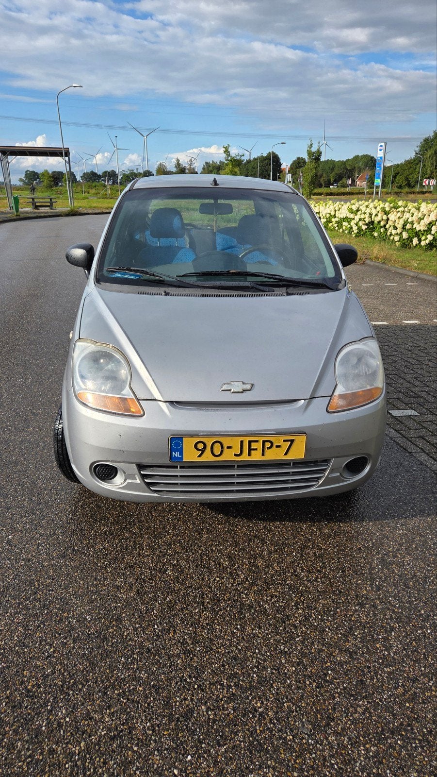 Chevrolet Matiz 0.8 2009 Grijs, Auto's, Voorwielaandrijving, Stof, Origineel Nederlands, 19 km/l