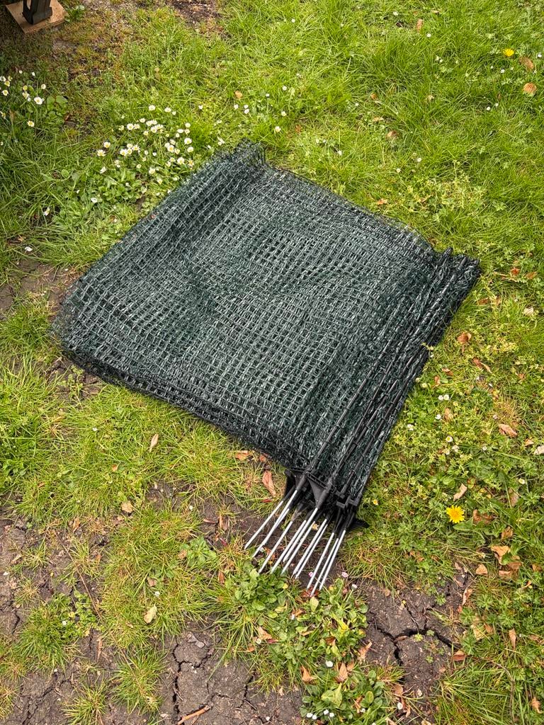 Schapennet 20 meter, 80 cm hoog, Ophalen of Verzenden, Gebruikt, Kunststof, Gaashekwerk