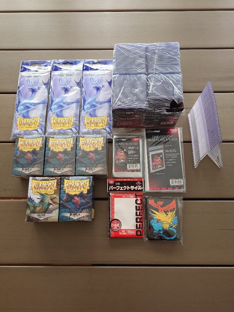 TCG (perfect fit) Sleeves, Toploaders, Card Holders en meer, Ophalen of Verzenden, Zo goed als nieuw, Sleeves of Kaarthoesjes