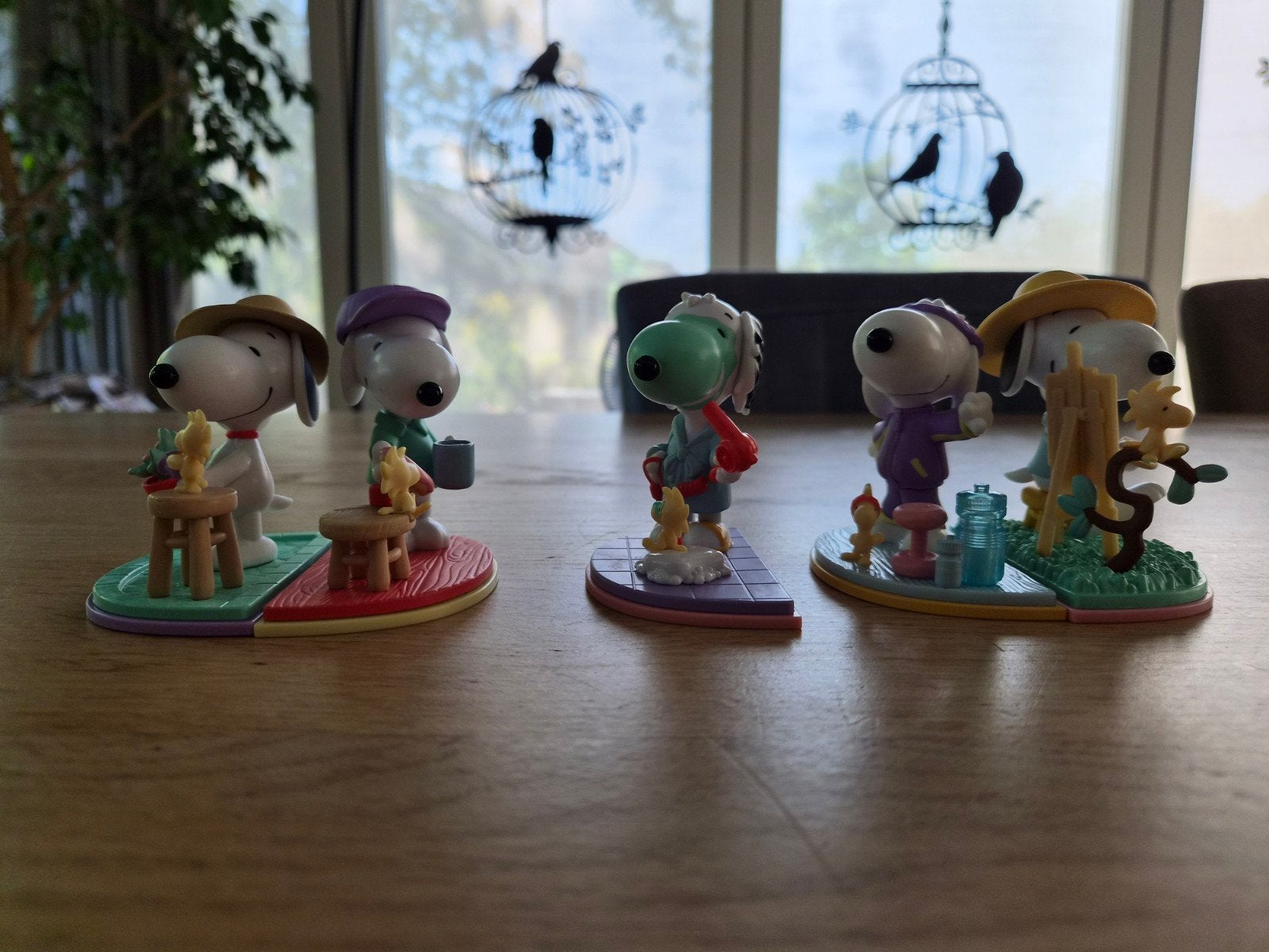 Snoopy en Woodstock beeldjes set - 5 scènes, Ophalen of Verzenden, Nieuw