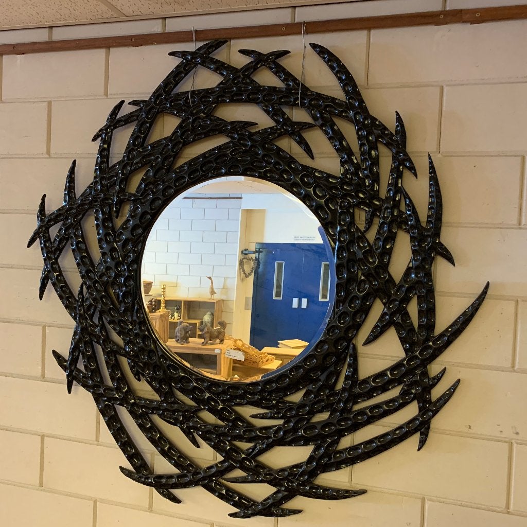 grote ronde spiegel - lijst 150 cm diameter - Gratis bezorgd, Huis en Inrichting, TTM Wonen, Meubels – (Perzische) Tapijten en Woonaccessoires