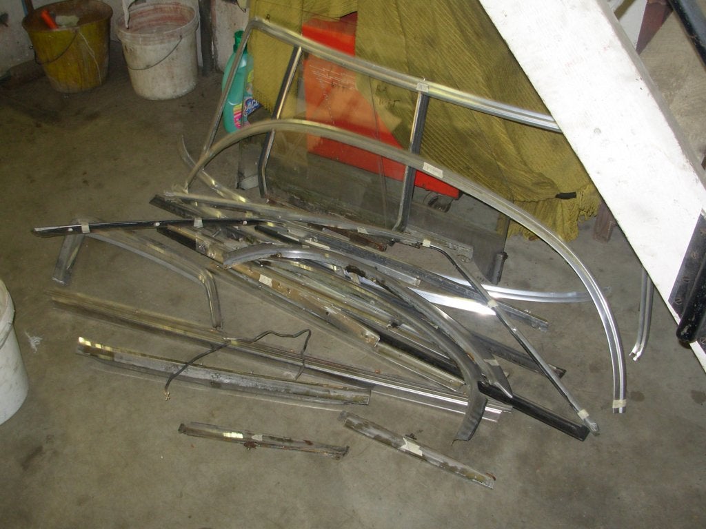 Mercedes R107 SL/C bijna alle sierlijsten, Ophalen of Verzenden, Gebruikt