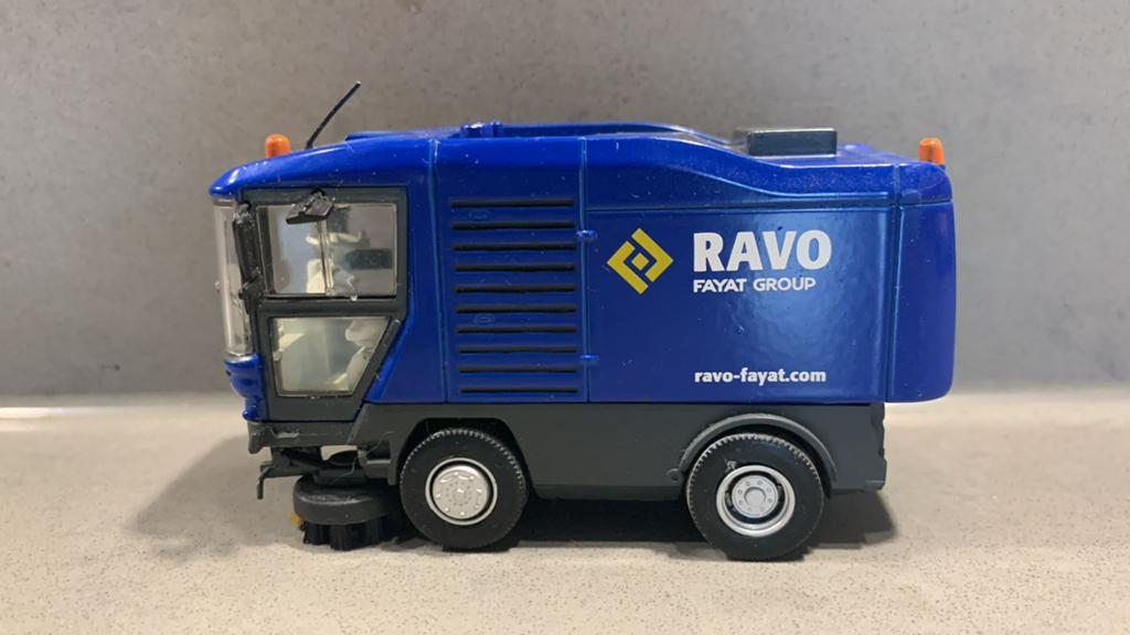 Ravo veegmachine, Ophalen of Verzenden, Zo goed als nieuw, Bus of Vrachtwagen, Wsi
