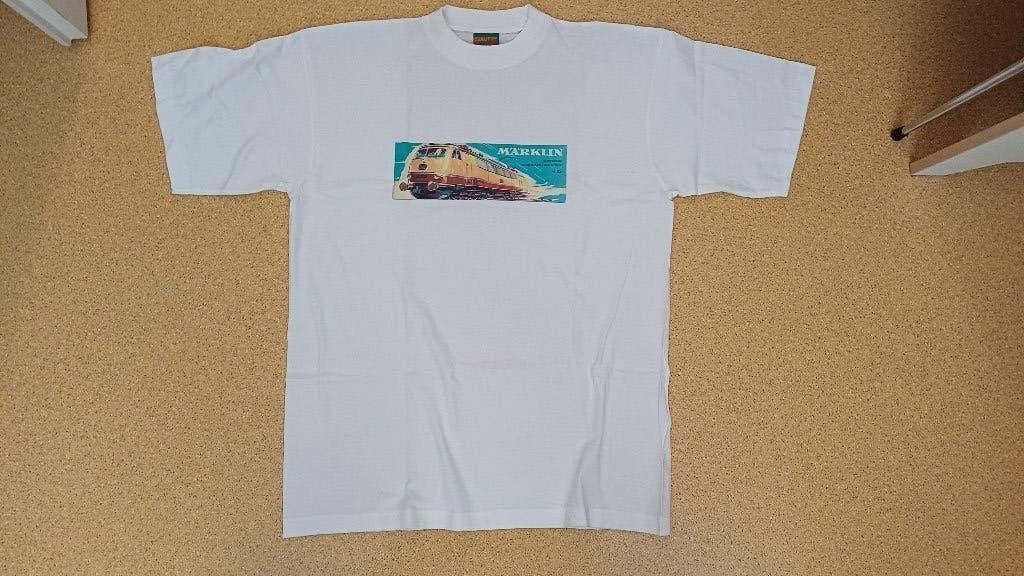 Märklin T-shirt met Elok E 03 print, Gebruikt, Gelijkstroom of Wisselstroom, Overige typen, Ophalen of Verzenden