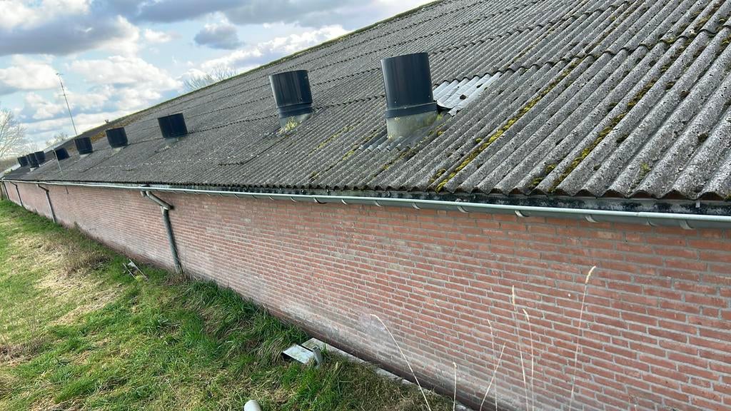 Dakgoot te koop - 12 euro per meter met beugel, Ophalen, Gebruikt, Overige typen, Metaal