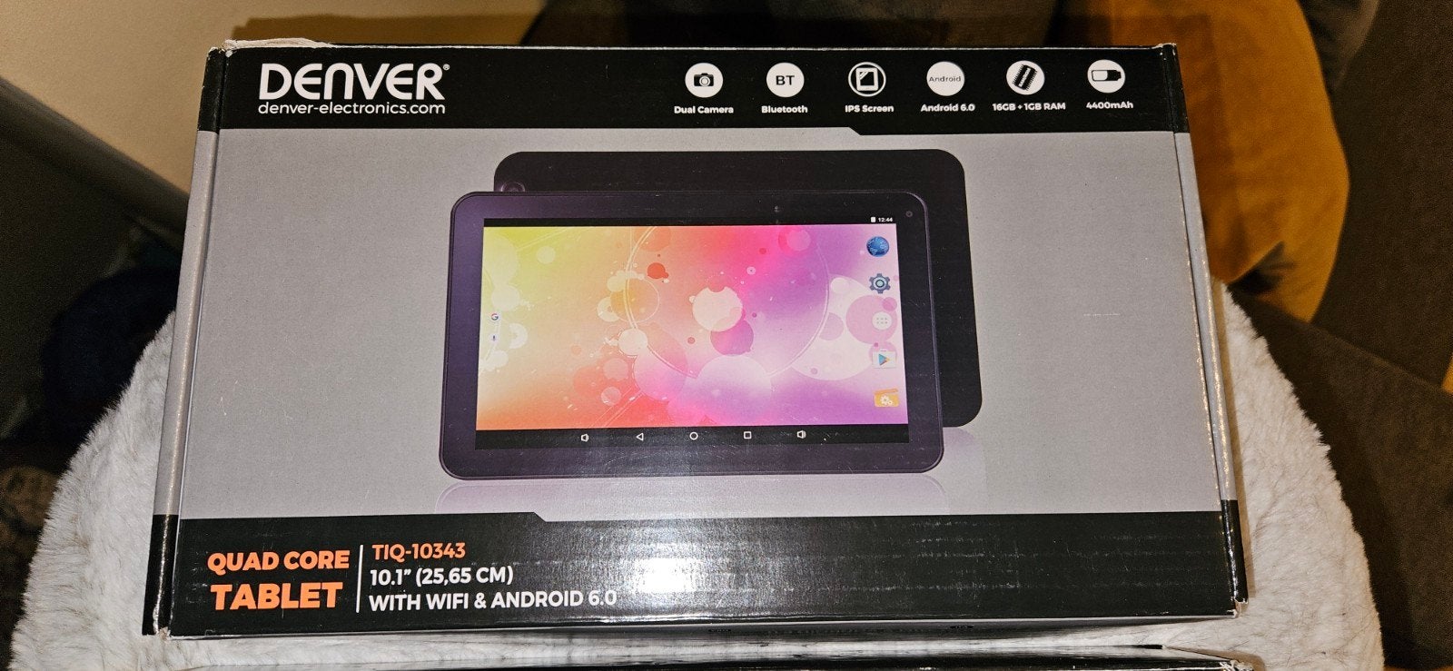 Denver TIQ-10343 Quad Core Tablet 10.1" WiFi Android 6.0, Computers en Software, Android Tablets, Nieuw, Wi-Fi, 10 inch, 16 GB