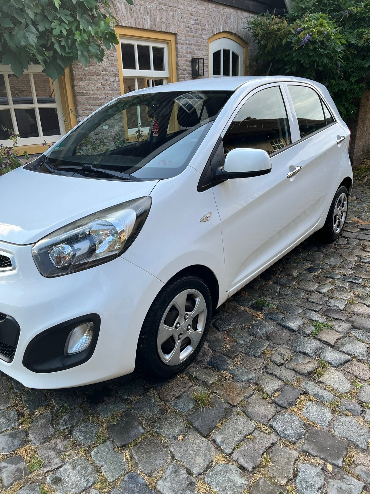 Kia Picanto 1.0 5-DRS 2013 Wit, Auto's, Voorwielaandrijving, 400 kg, Wit, 24 km/l