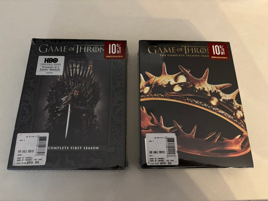 Game of thrones seizoen 1 & 2 dvd boxset nieuw in seal!, Vanaf 16 jaar, Ophalen of Verzenden, Nieuw in verpakking, Science Fiction en Fantasy