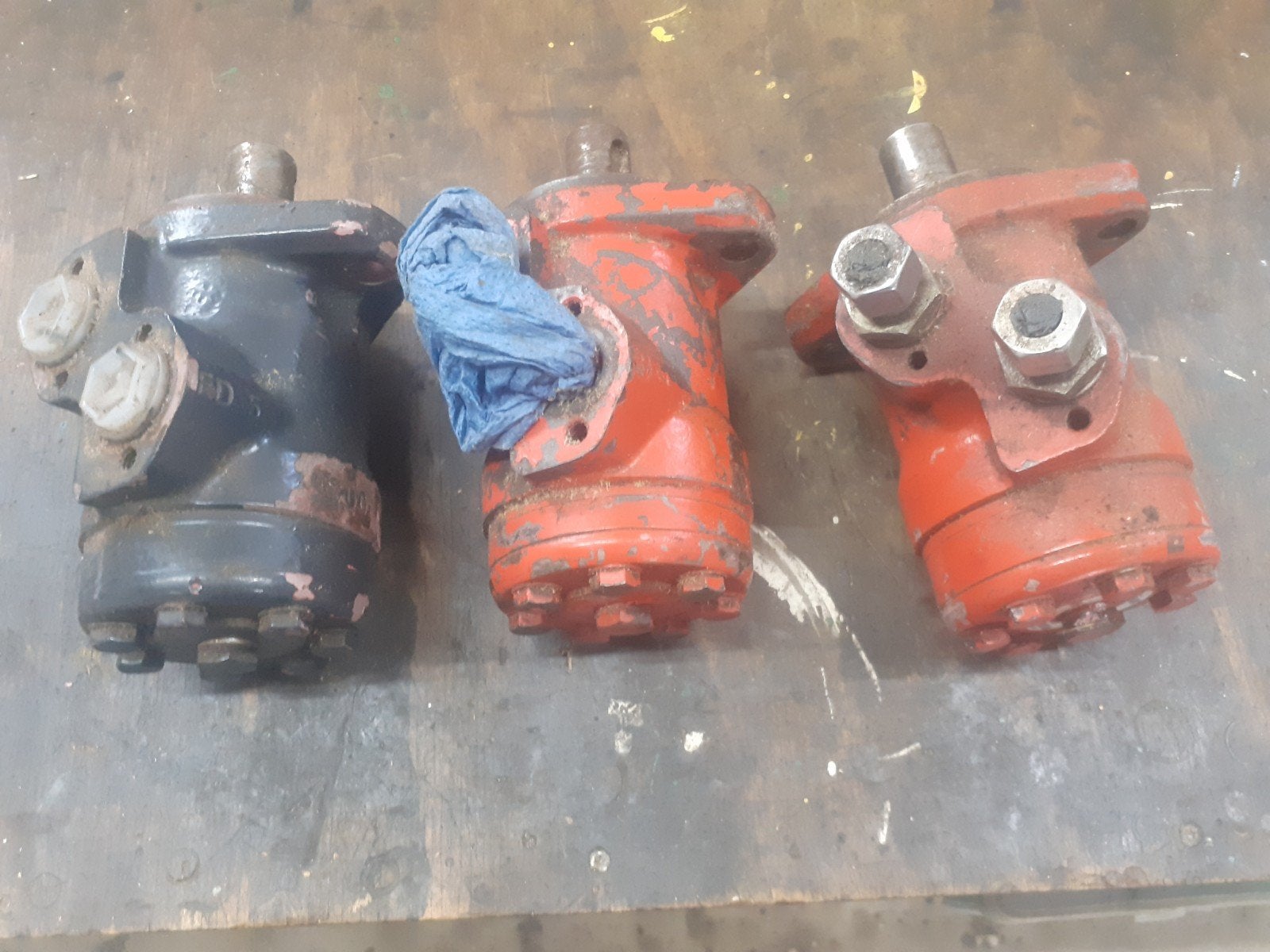 3x hydromotor as25mm 125cc? 100??, Doe-het-zelf en Verbouw, Motoren, Ophalen of Verzenden