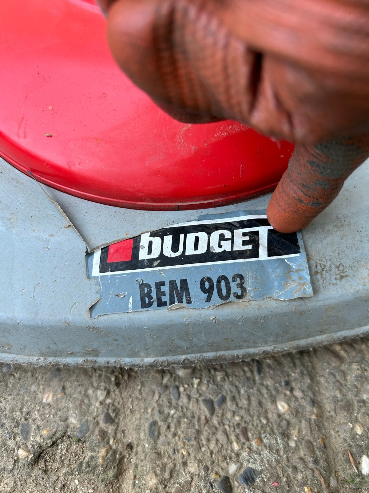 Elektrische grasmaaier Budget BEM 903, Cirkelmaaier, Gebruikt, Elektrische grasmaaier, Ophalen of Verzenden