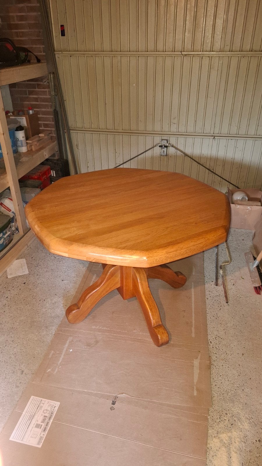 Eettafel, Ophalen