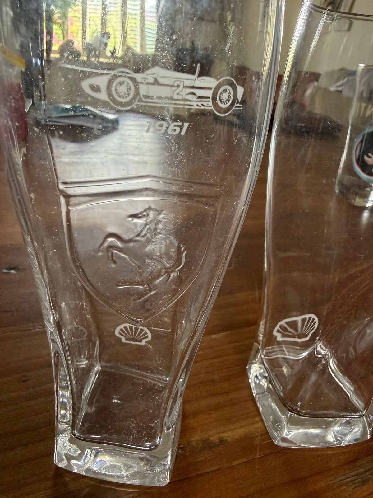Ferrari Bierglazen Collectie 1952, 1958, 1961, 2007, Ophalen of Verzenden, Gebruikt, Formule 1
