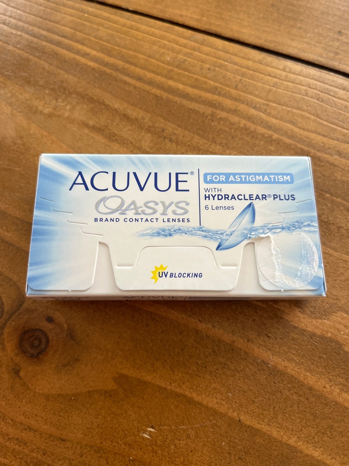 ACUVUE OASYS contactlenzen voor astigmatisme (6 lenzen), Ophalen of Verzenden, Nieuw, Zwart, Overige merken