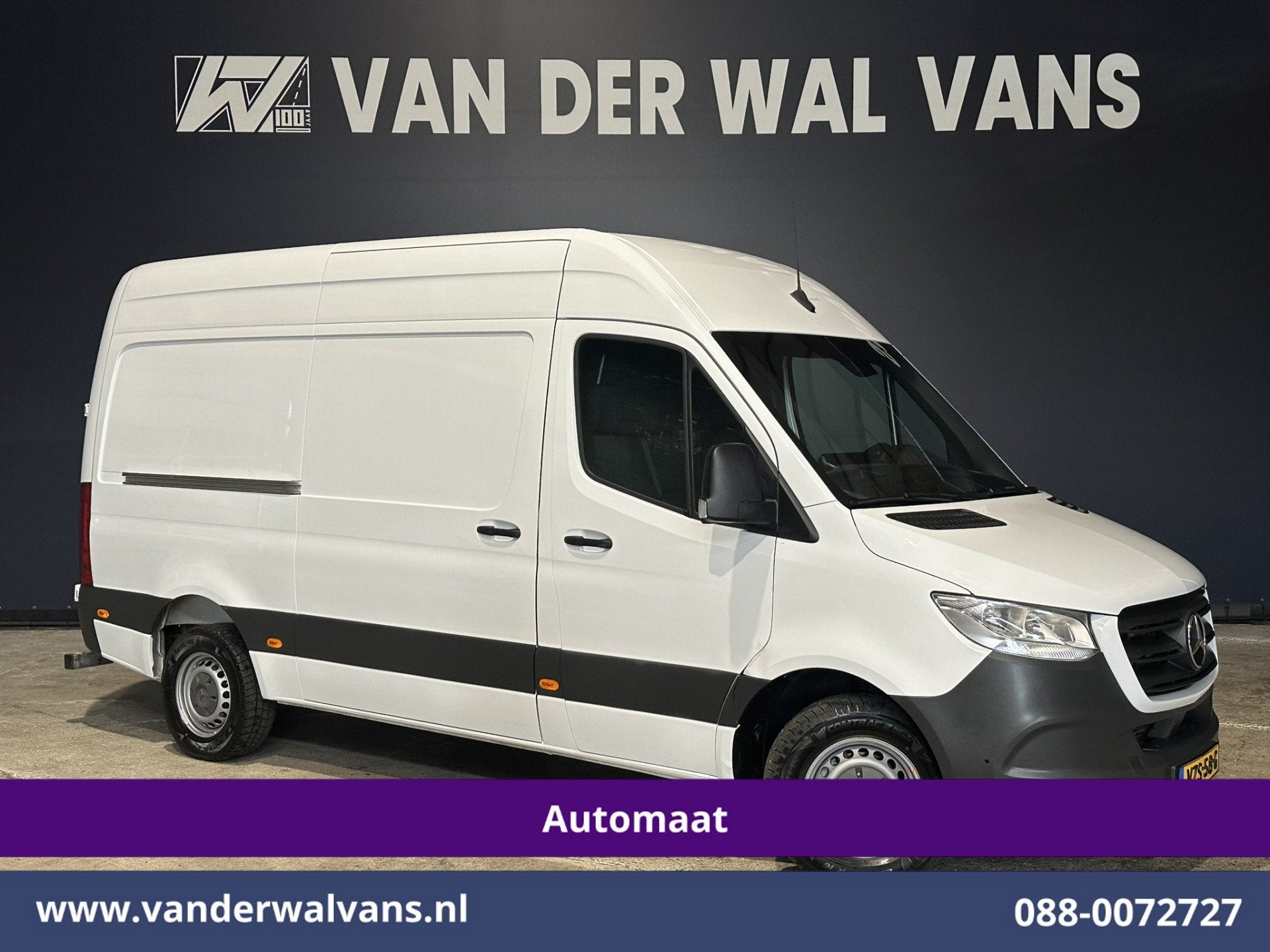 Mercedes-Benz Sprinter 317 CDI 170pk 9G-Tronic Automaat 3500, Auto's, Automaat, Dealer onderhouden, Gebruikt, Wit