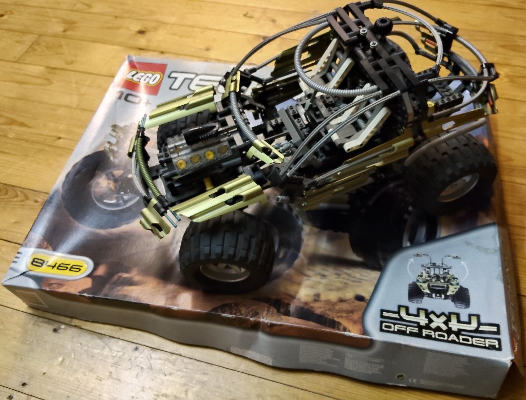 Lego set 8466 4x4 Off Roader, Inclusief instructies, Gebruikt, Lego, Ophalen of Verzenden