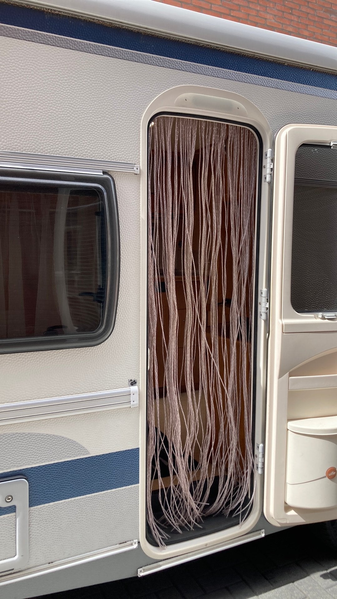 Decor vliegenhor gordijn, Caravans en Kamperen, Caravan accessoires, Ophalen