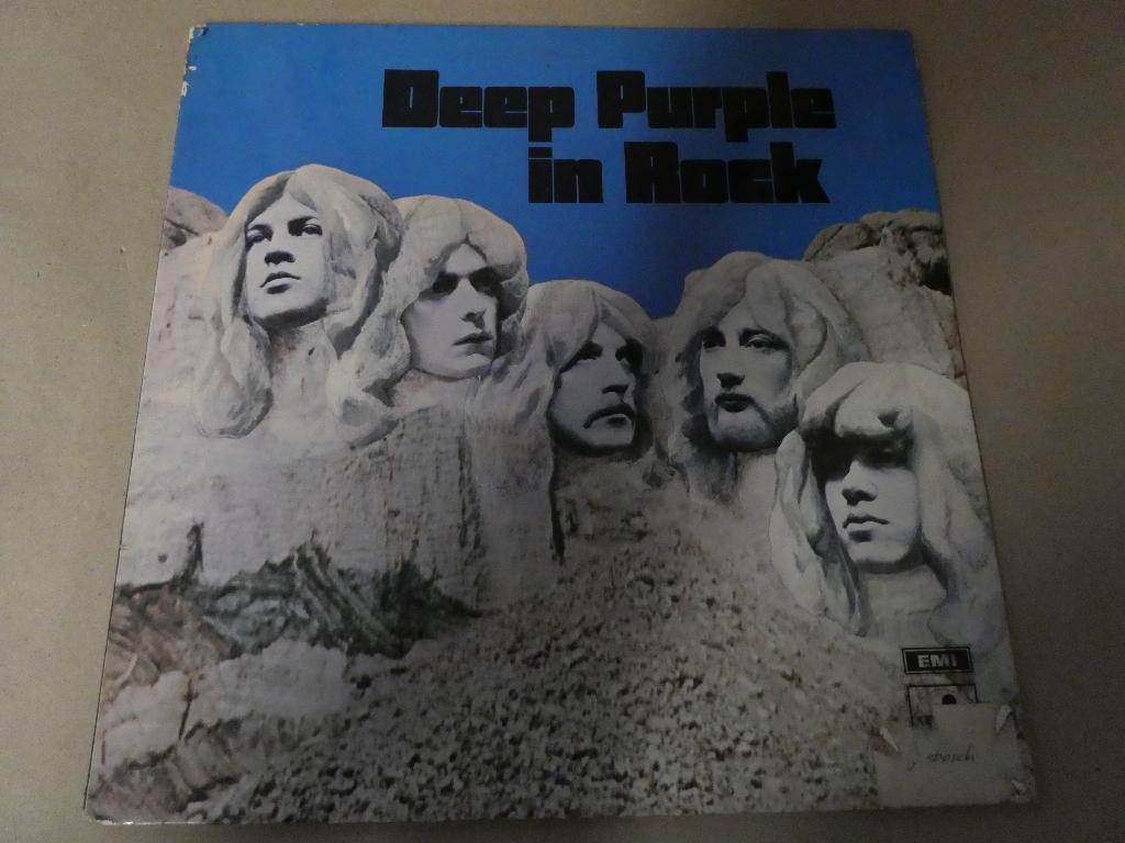 Deep Purple – In Rock (1970), Cd's en Dvd's, Vinyl | Hardrock en Metal, Gatefold hoes, Verzenden, Gebruikt, 12 inch