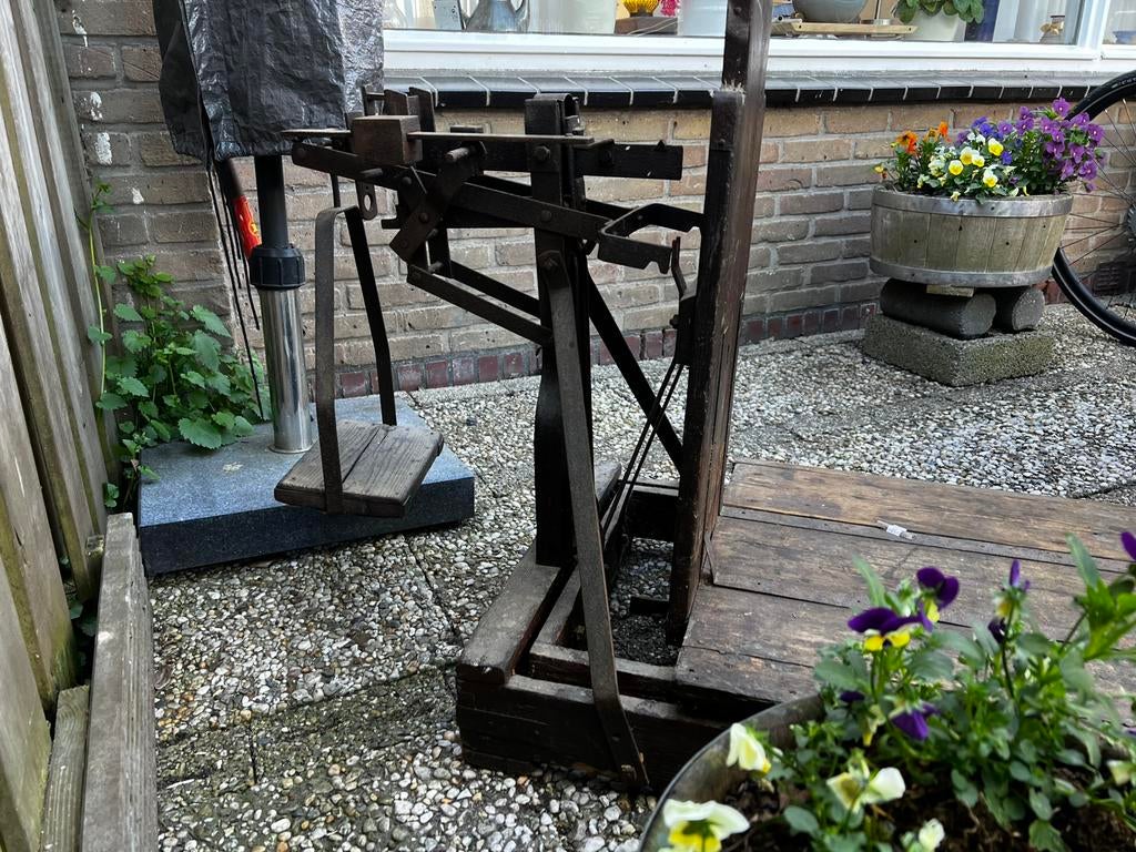 Bascule, Antiek en Kunst, Antiek | Gereedschap en Instrumenten, Ophalen