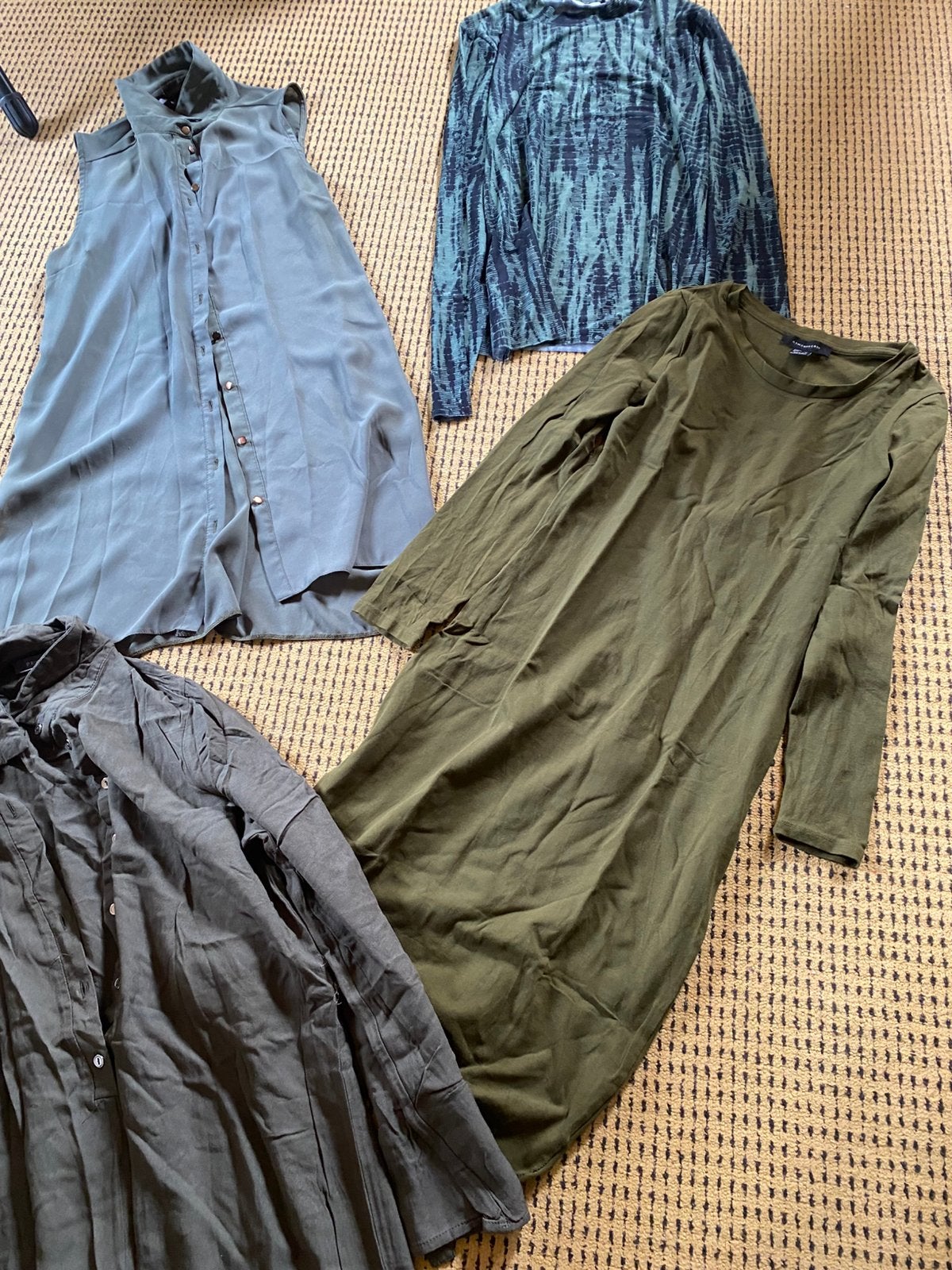 Kaki kleur kleding pakket, Kleding | Dames, Ophalen of Verzenden, Zo goed als nieuw, Maat 38/40 (M)