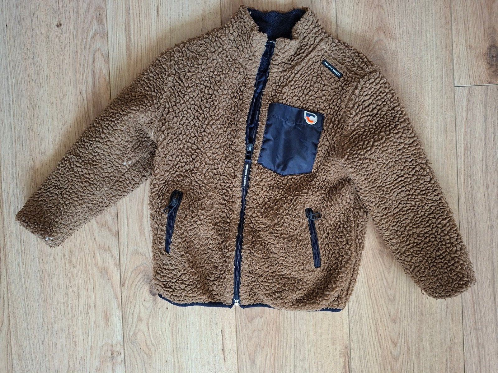 Teddy jas Common Heroes 110/116, Ophalen of Verzenden, Gebruikt, Jas
