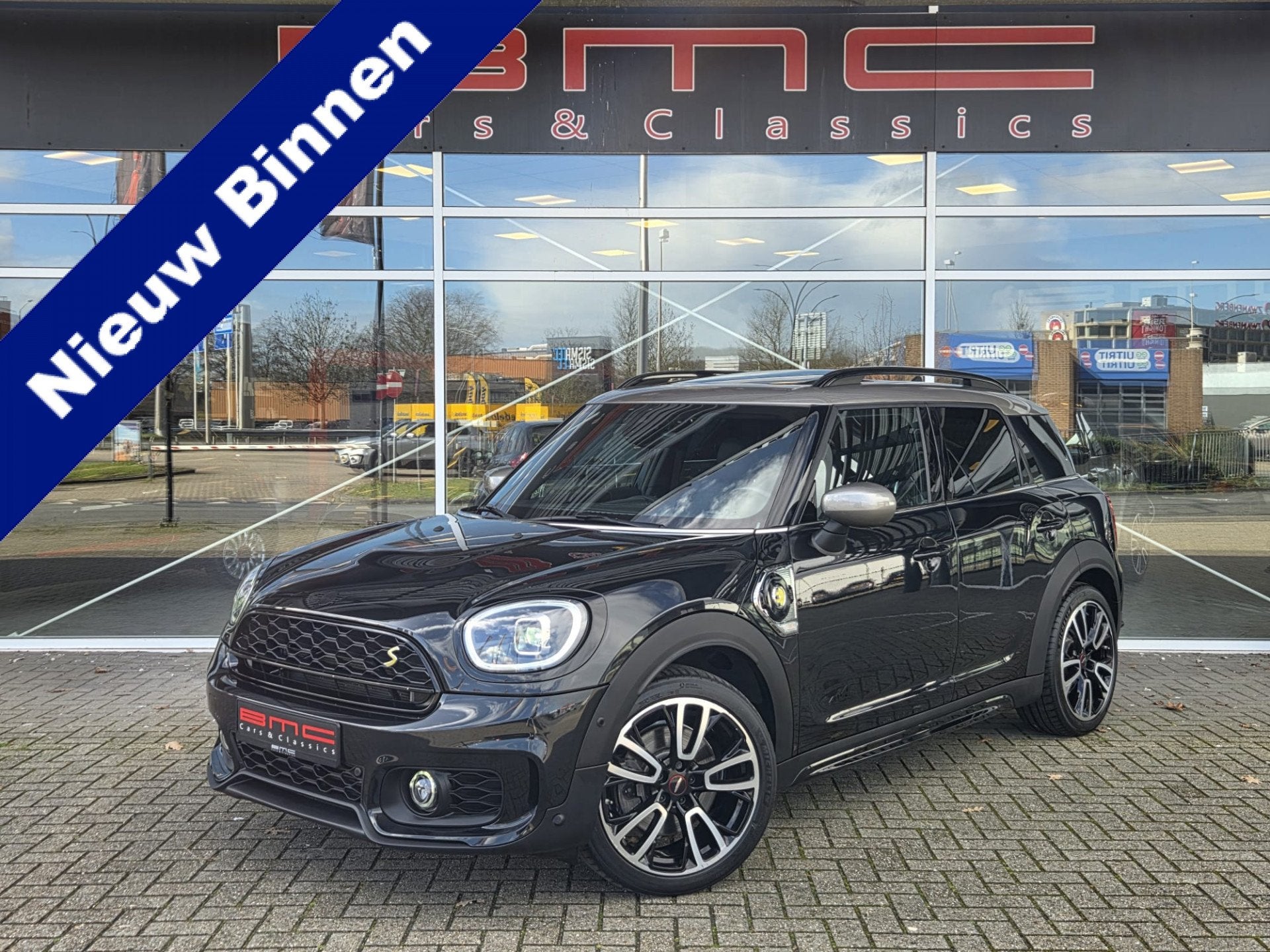 MINI Countryman 1.5 Cooper S E ALL4 JCW Panorama LED HK Memo, Automaat, Automatische klimaatregeling, Gebruikt, Countryman