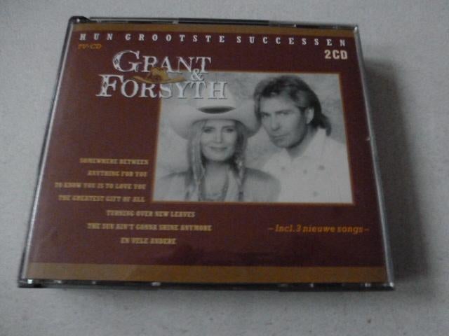 DUBBEL CD GRANT & FORSYTH hun grootste successen 34 nummers, Ophalen of Verzenden, Zo goed als nieuw