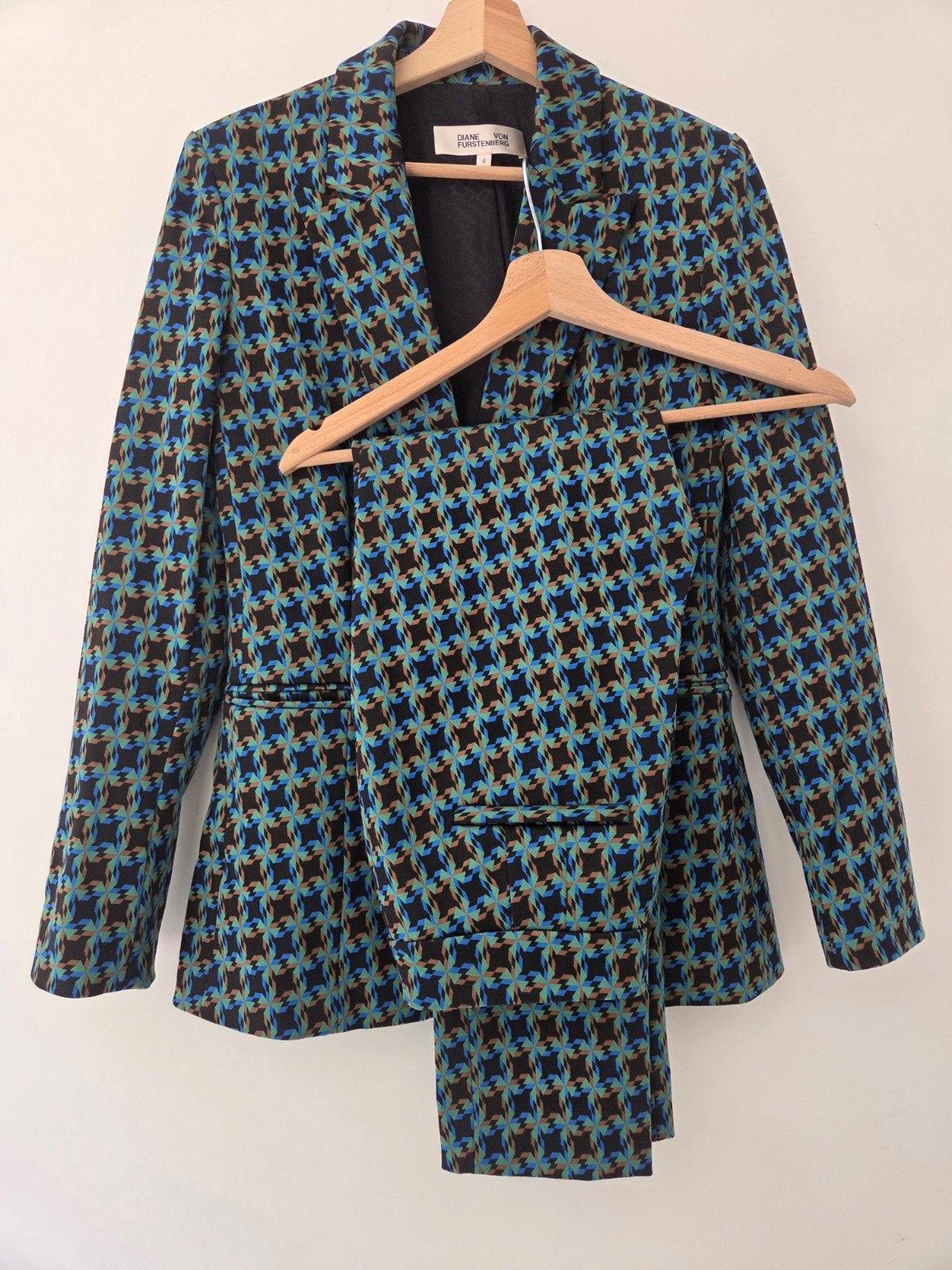 Prachtig pak Diane von Furstenberg, maat S, Diane Von Furstenberg, Ophalen of Verzenden, Zo goed als nieuw, Maat 36 (S)