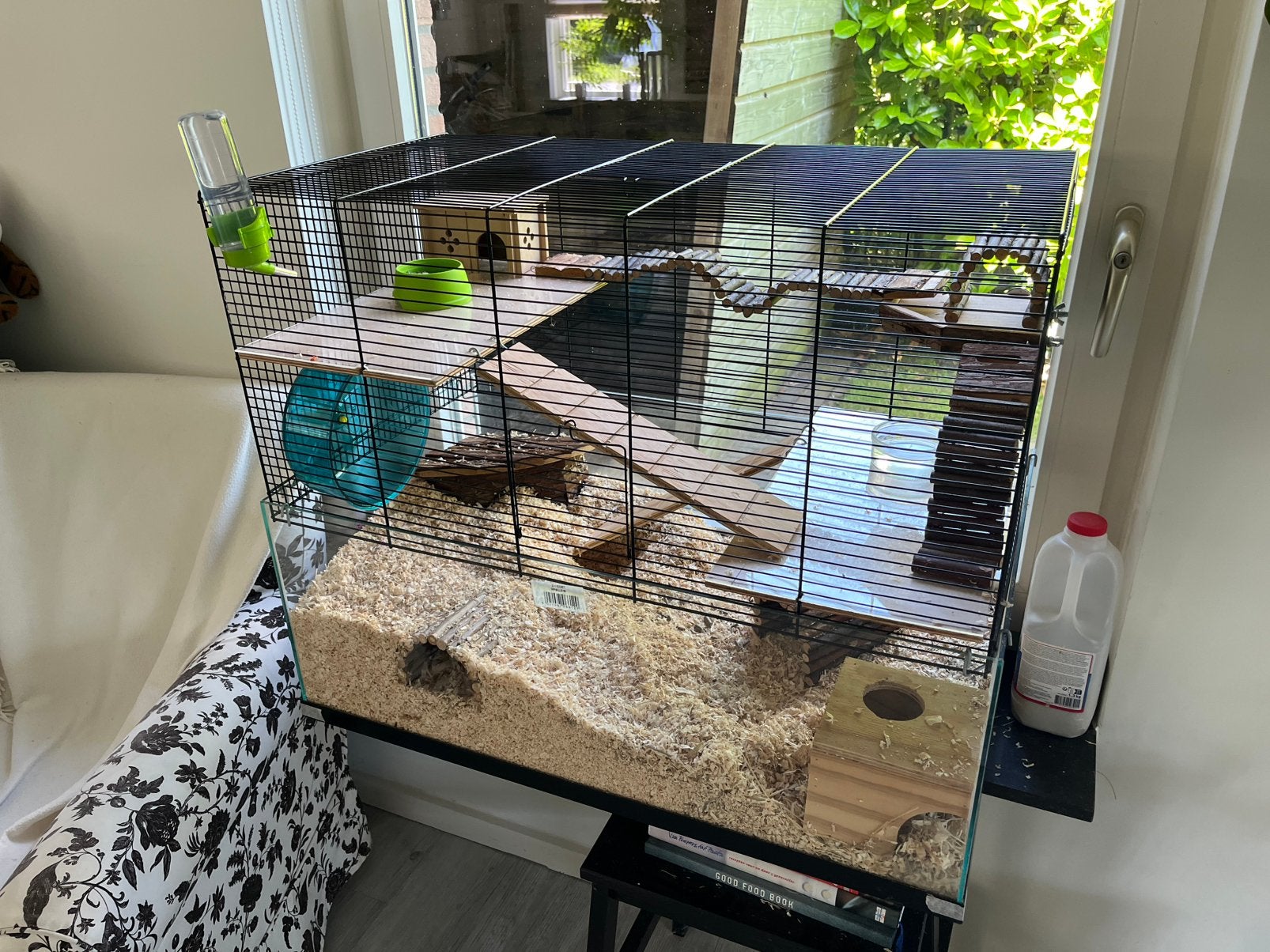 Hamster gebril hok kooi, Ophalen, 60 tot 90 cm, Zo goed als nieuw, 75 tot 110 cm