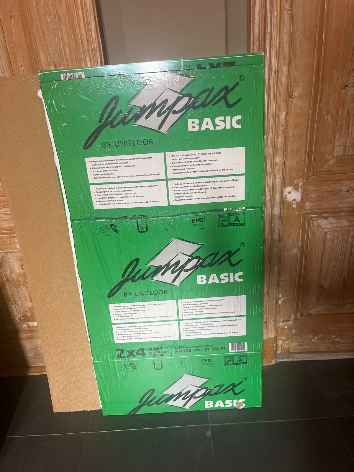 Jumpax Basic ondervloerplaten - 9 platen, Doe-het-zelf en Verbouw, Vloerdelen en Plavuizen, 30 cm of meer, 50 tot 150 cm, Overige typen