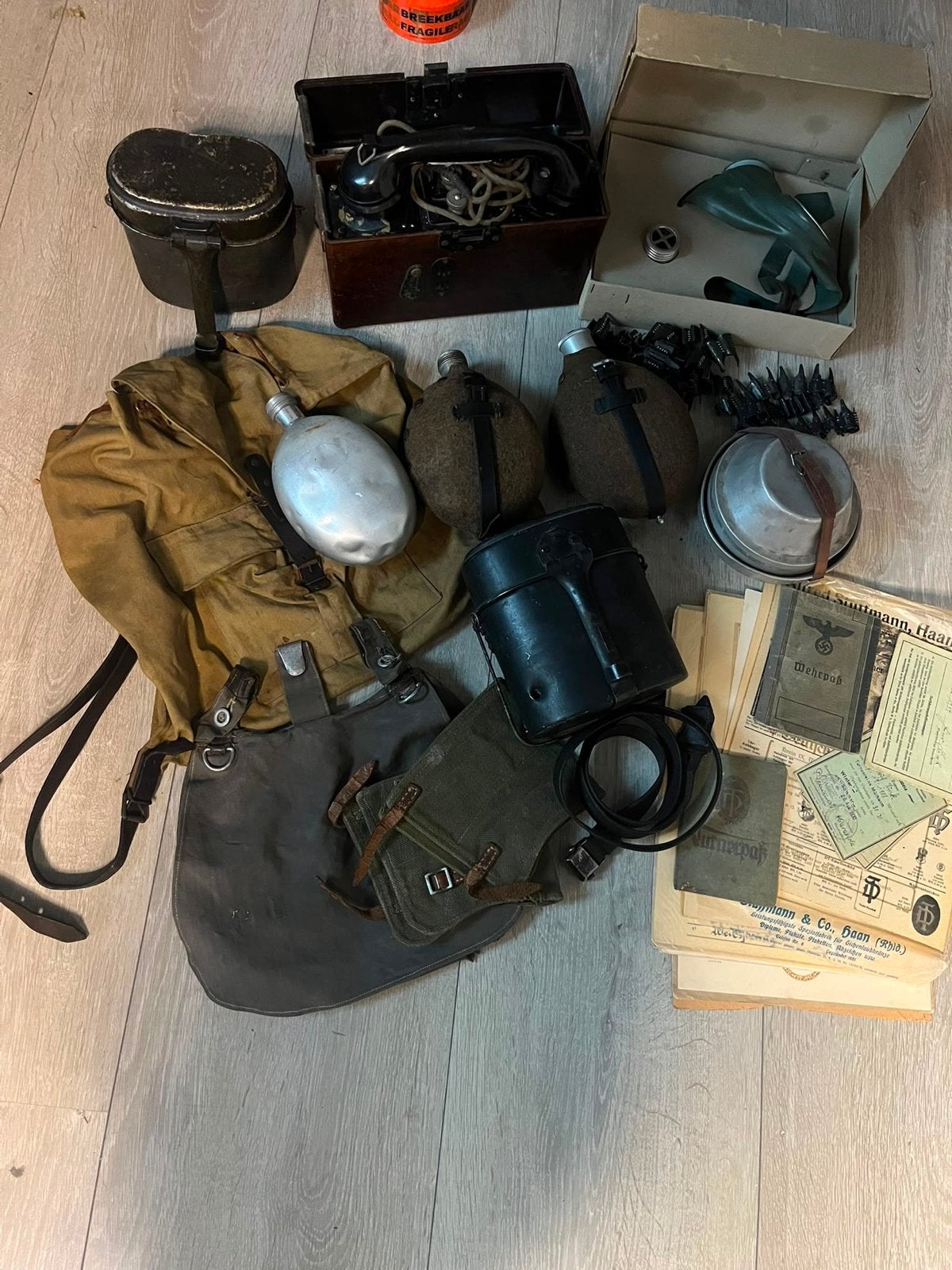 Originele WO2 Militaria Collectie - Diverse Items, Ophalen of Verzenden, Landmacht, Duitsland, Overige typen