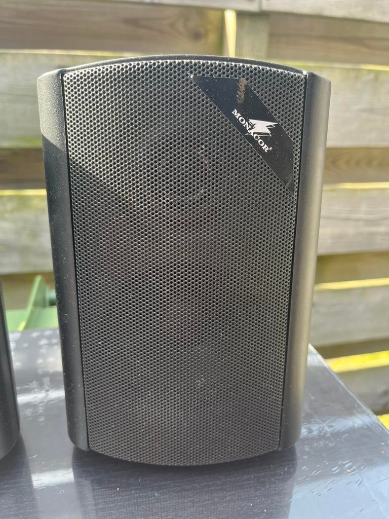 Aangeboden 6 stuks Monacor speakers., Audio, Tv en Foto, Overige typen, Zo goed als nieuw, Minder dan 60 watt, Ophalen