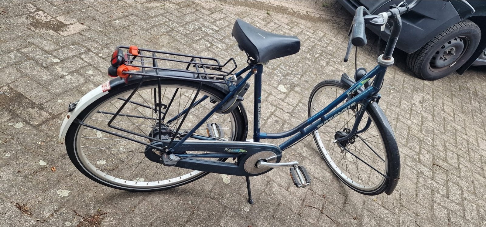 Batavus Damesfiets - Blauw - Bagagedrager, Ophalen, Velgrem, Versnellingen, Batavus