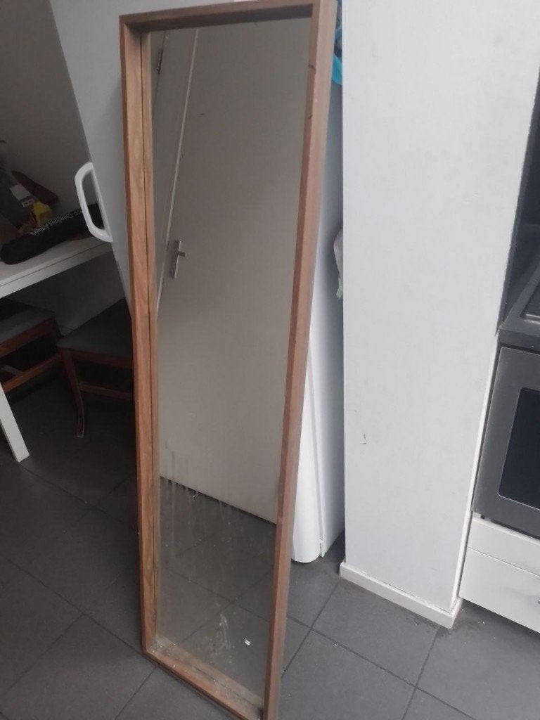 mirror, Huis en Inrichting, Woonaccessoires | Spiegels, Ophalen, Minder dan 50 cm, Zo goed als nieuw, 150 tot 200 cm