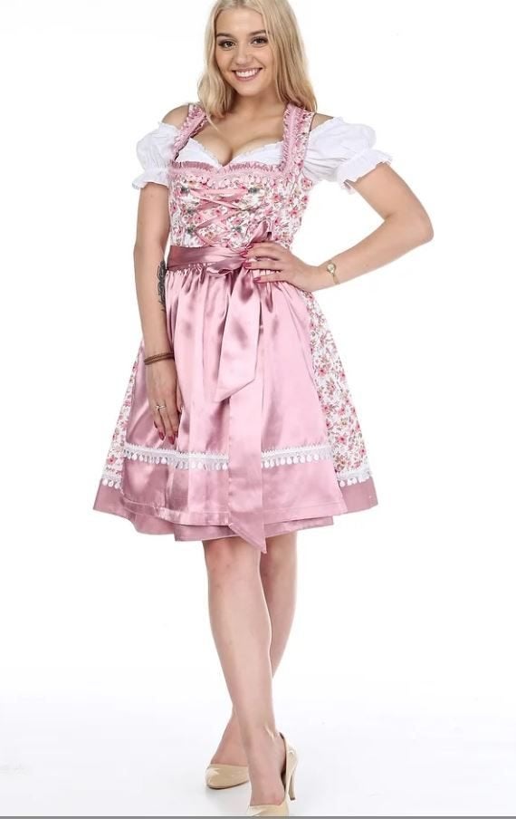 3-delige dirndl maat 34, 36, 38, 40, 42, 44, 46, 48, 50 & 52, Carnaval, Maat 46/48 (XL) of groter, Nieuw, Ophalen of Verzenden