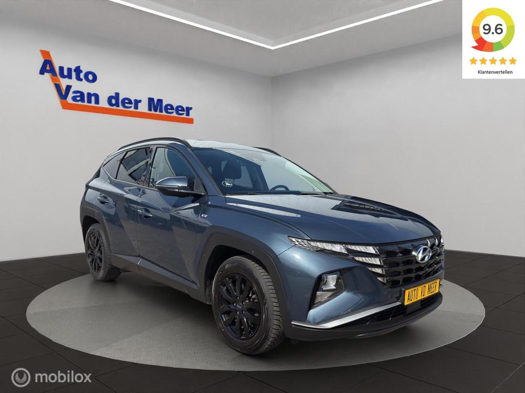 Hyundai Tucson 1.6 T-GDI MHEV Comfort, Auto's, Hyundai, 4 cilinders, 150 pk, Blauw, Bedrijf